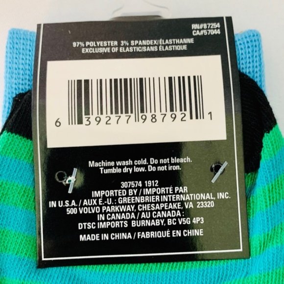 *3/$15* Mens Fun Hot Air Balloon Socks - Picture 2 of 3